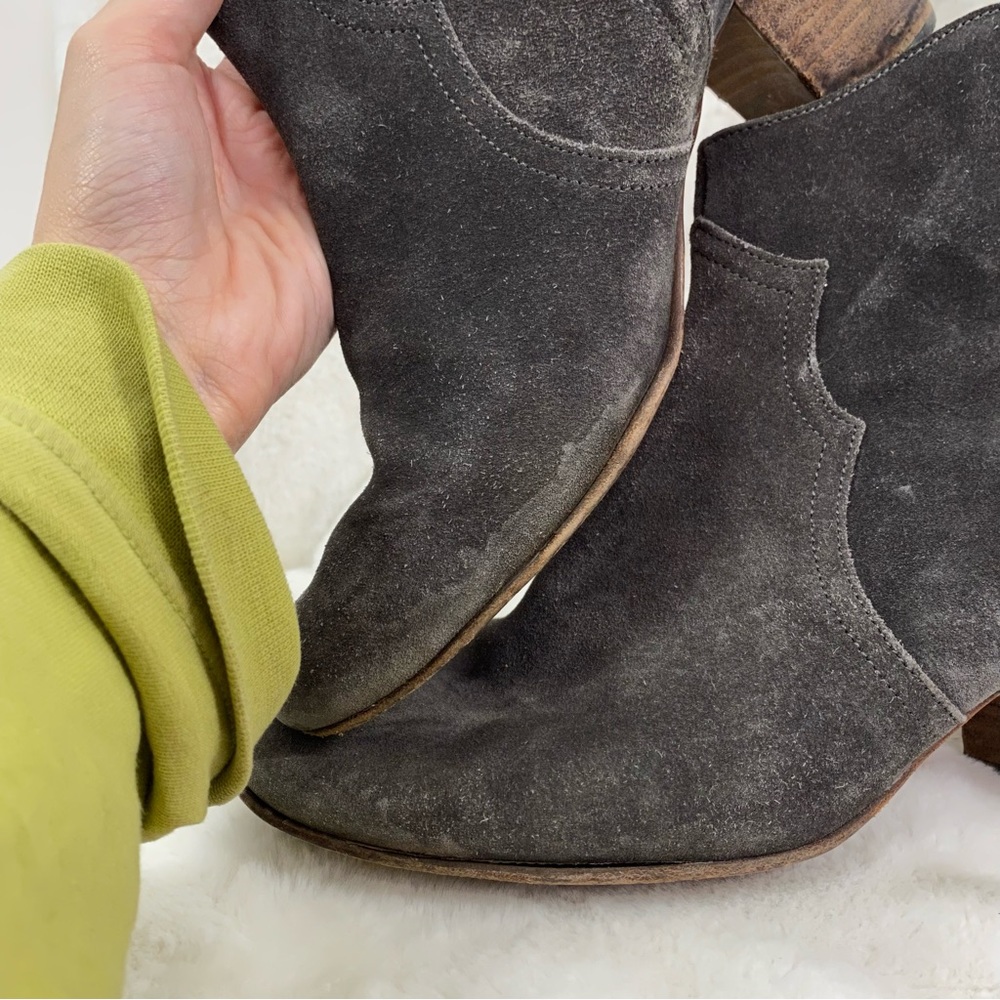 Isabel Marant RARE faded black legendary suede ankle boots Etoile Dicker Suede - Picture 5 of 14